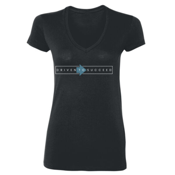 DTS - Adult Ladies V-neck Tee Thumbnail